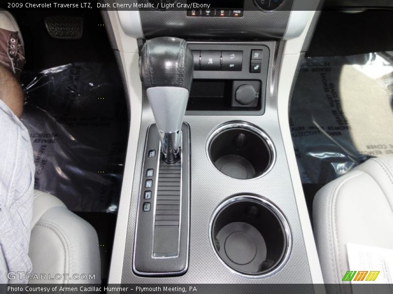 Dark Cherry Metallic / Light Gray/Ebony 2009 Chevrolet Traverse LTZ