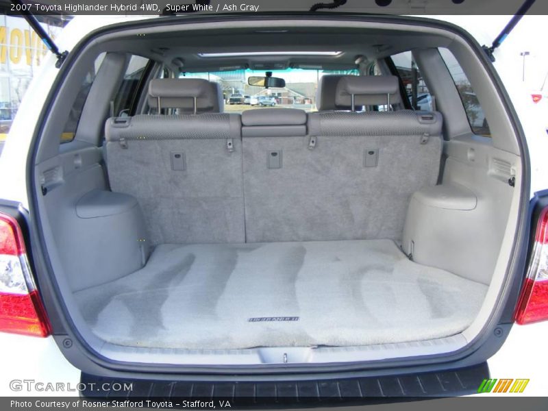 Super White / Ash Gray 2007 Toyota Highlander Hybrid 4WD