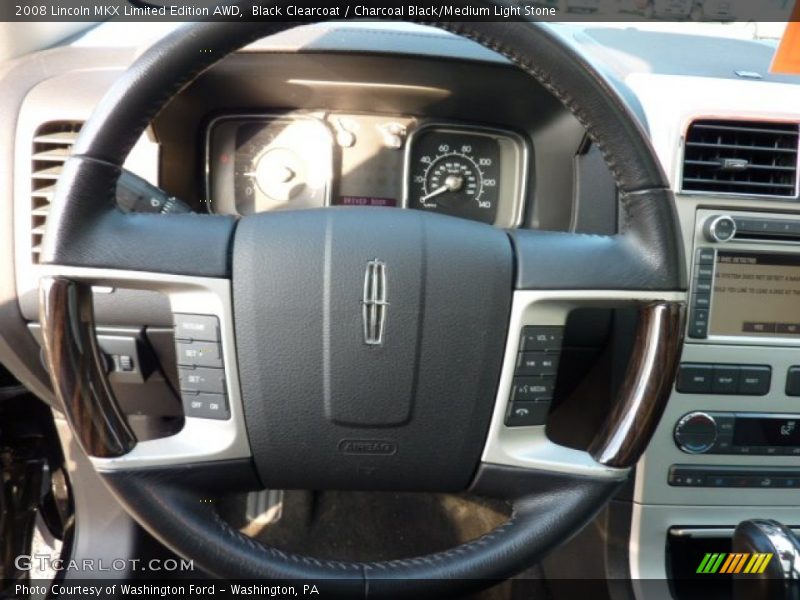 Black Clearcoat / Charcoal Black/Medium Light Stone 2008 Lincoln MKX Limited Edition AWD