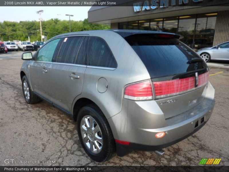 Vapor Silver Metallic / Medium Light Stone 2008 Lincoln MKX AWD