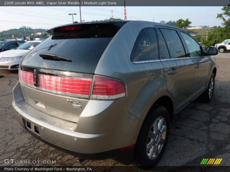 Vapor Silver Metallic / Medium Light Stone 2008 Lincoln MKX AWD