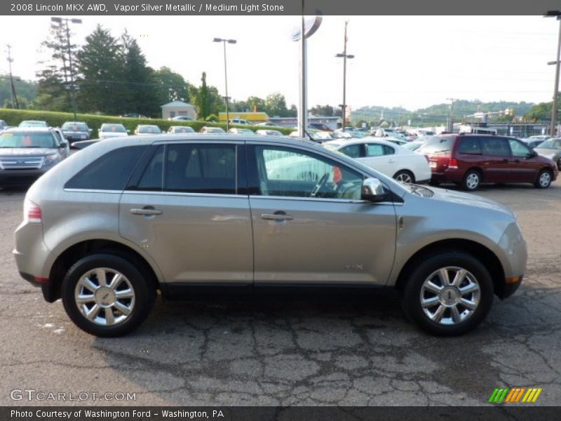 Vapor Silver Metallic / Medium Light Stone 2008 Lincoln MKX AWD