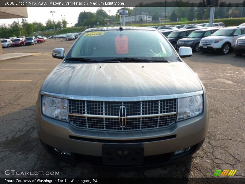 Vapor Silver Metallic / Medium Light Stone 2008 Lincoln MKX AWD