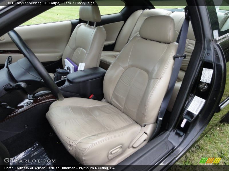  2001 Sebring LXi Coupe Black/Beige Interior