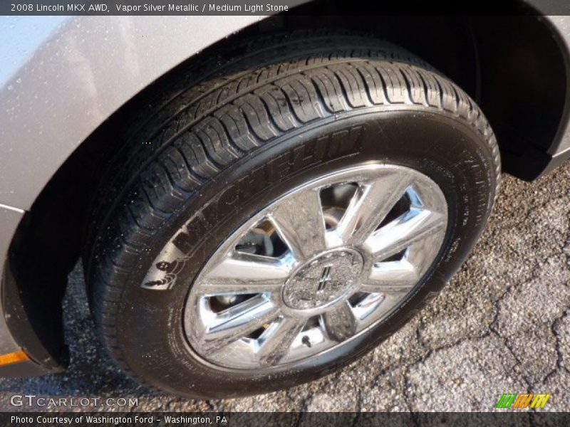Vapor Silver Metallic / Medium Light Stone 2008 Lincoln MKX AWD