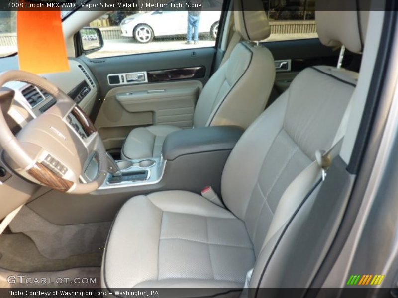 Vapor Silver Metallic / Medium Light Stone 2008 Lincoln MKX AWD