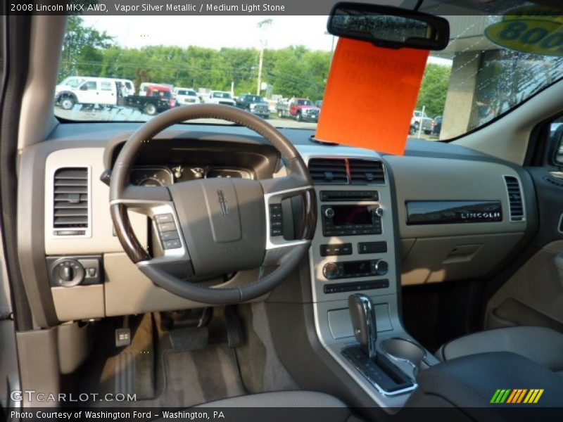 Vapor Silver Metallic / Medium Light Stone 2008 Lincoln MKX AWD