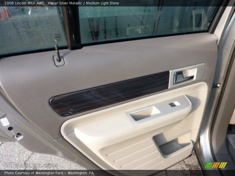 Vapor Silver Metallic / Medium Light Stone 2008 Lincoln MKX AWD