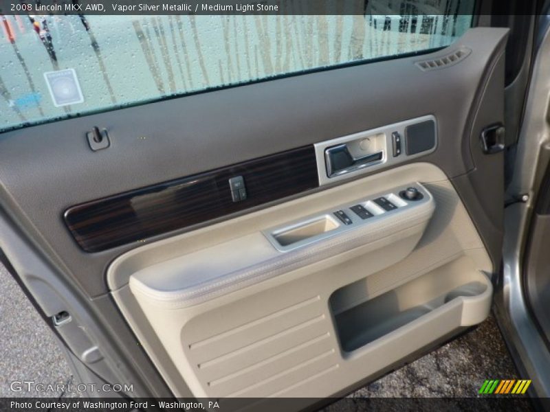 Vapor Silver Metallic / Medium Light Stone 2008 Lincoln MKX AWD