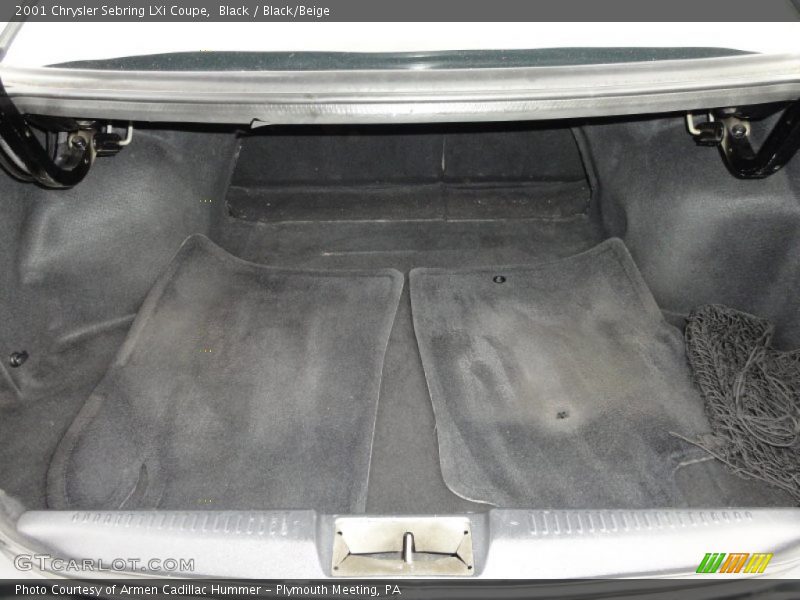  2001 Sebring LXi Coupe Trunk