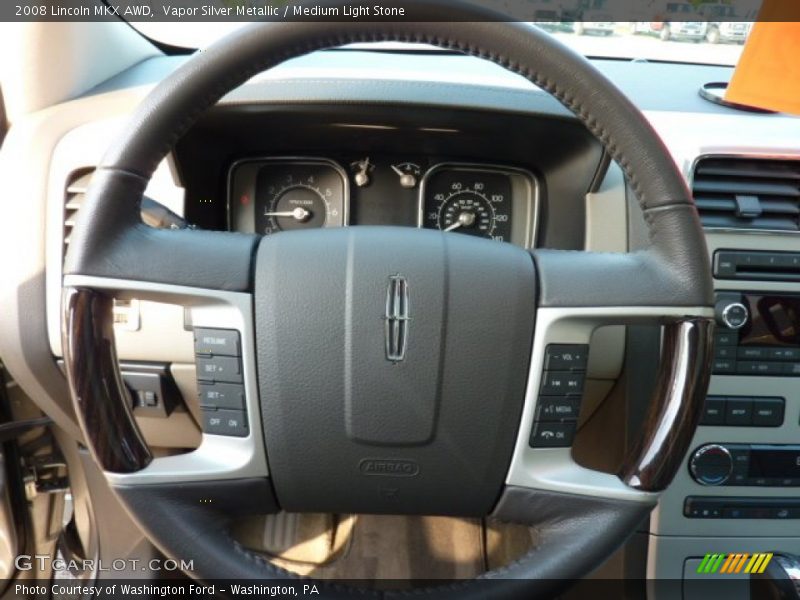 Vapor Silver Metallic / Medium Light Stone 2008 Lincoln MKX AWD