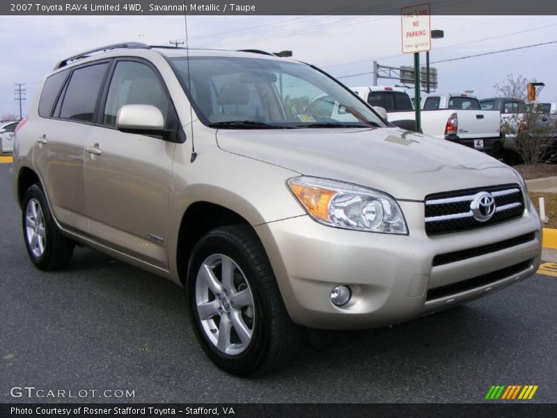 Savannah Metallic / Taupe 2007 Toyota RAV4 Limited 4WD