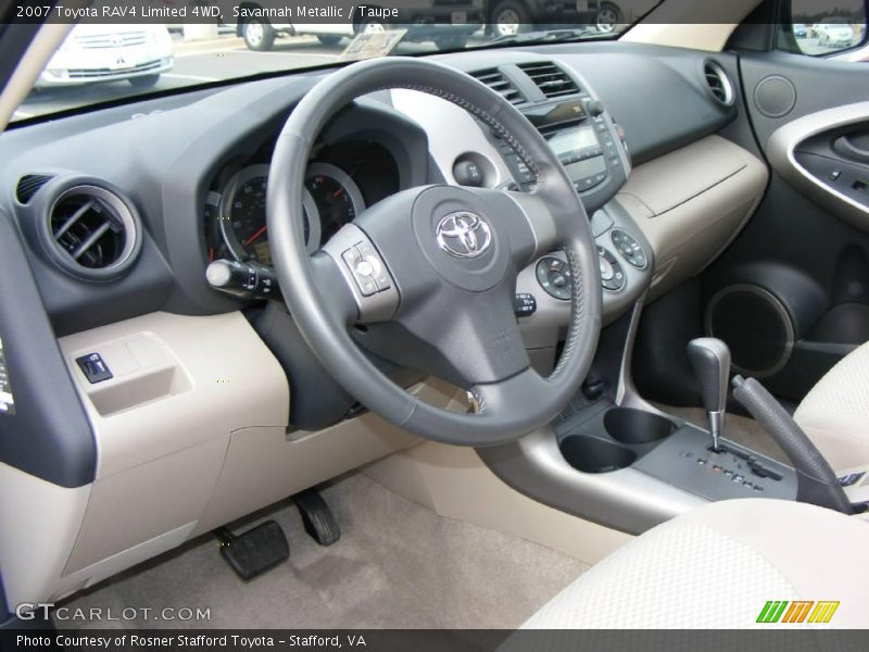 Savannah Metallic / Taupe 2007 Toyota RAV4 Limited 4WD