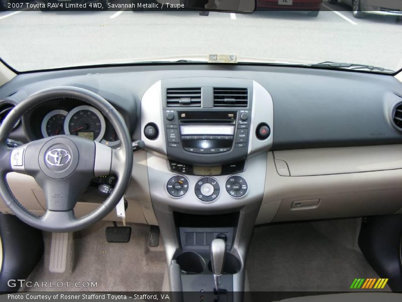 Savannah Metallic / Taupe 2007 Toyota RAV4 Limited 4WD