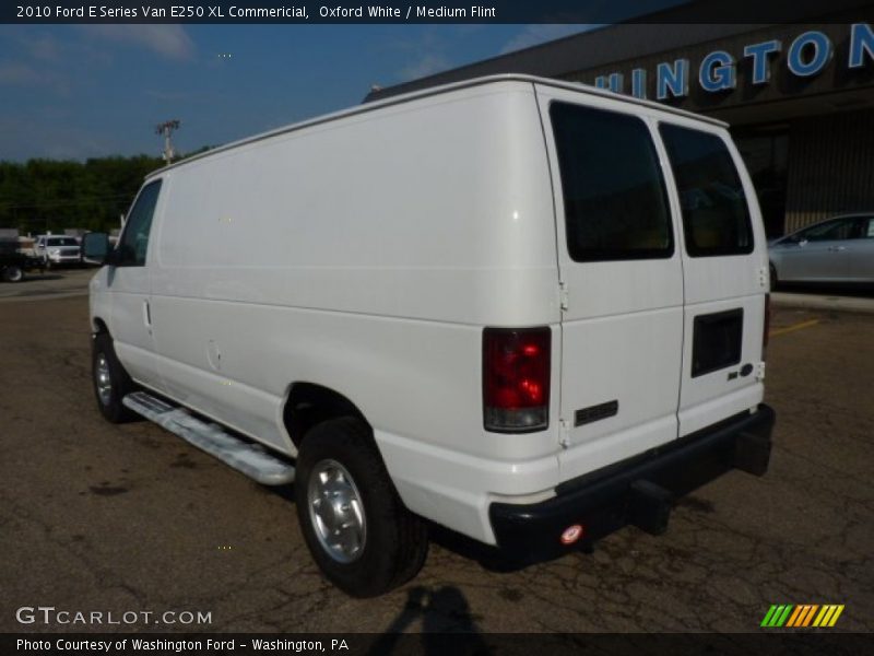 Oxford White / Medium Flint 2010 Ford E Series Van E250 XL Commericial