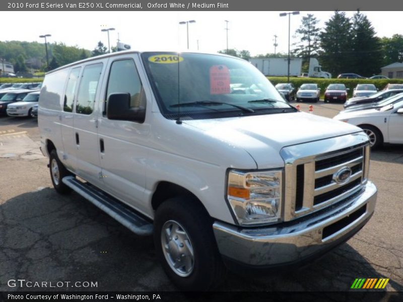 Oxford White / Medium Flint 2010 Ford E Series Van E250 XL Commericial