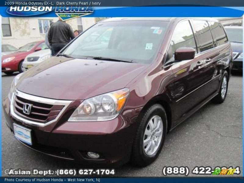 Dark Cherry Pearl / Ivory 2009 Honda Odyssey EX-L