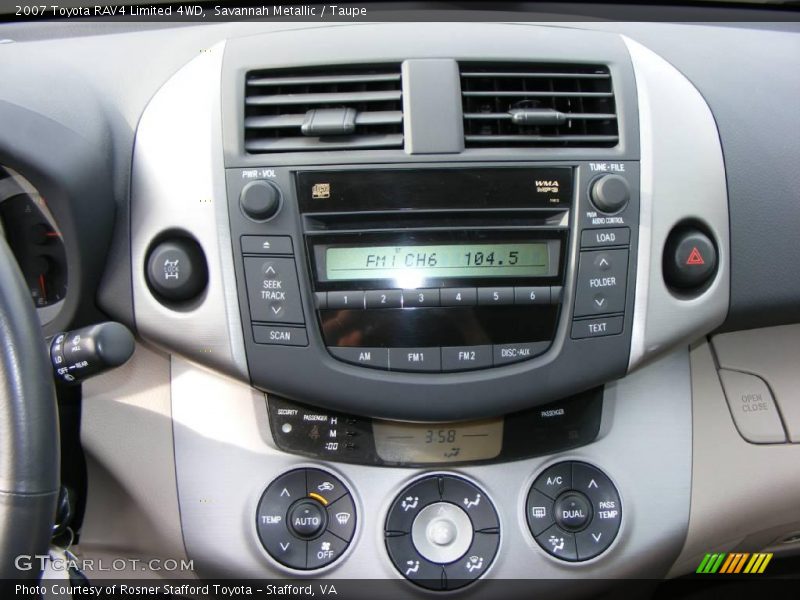 Savannah Metallic / Taupe 2007 Toyota RAV4 Limited 4WD