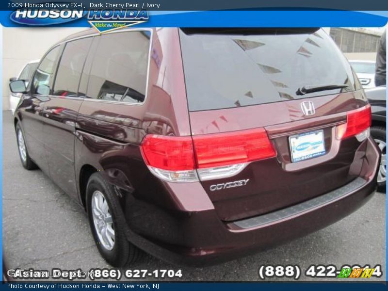 Dark Cherry Pearl / Ivory 2009 Honda Odyssey EX-L