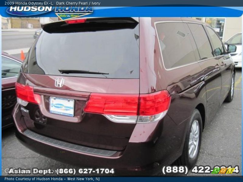 Dark Cherry Pearl / Ivory 2009 Honda Odyssey EX-L