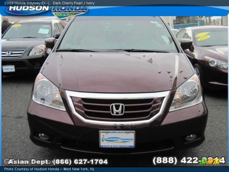 Dark Cherry Pearl / Ivory 2009 Honda Odyssey EX-L