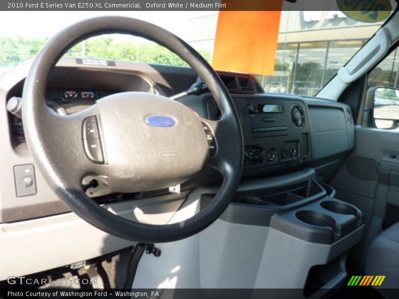 Oxford White / Medium Flint 2010 Ford E Series Van E250 XL Commericial