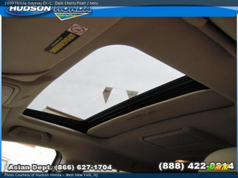 Dark Cherry Pearl / Ivory 2009 Honda Odyssey EX-L