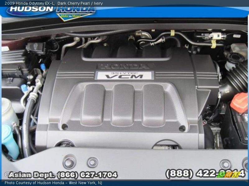 Dark Cherry Pearl / Ivory 2009 Honda Odyssey EX-L