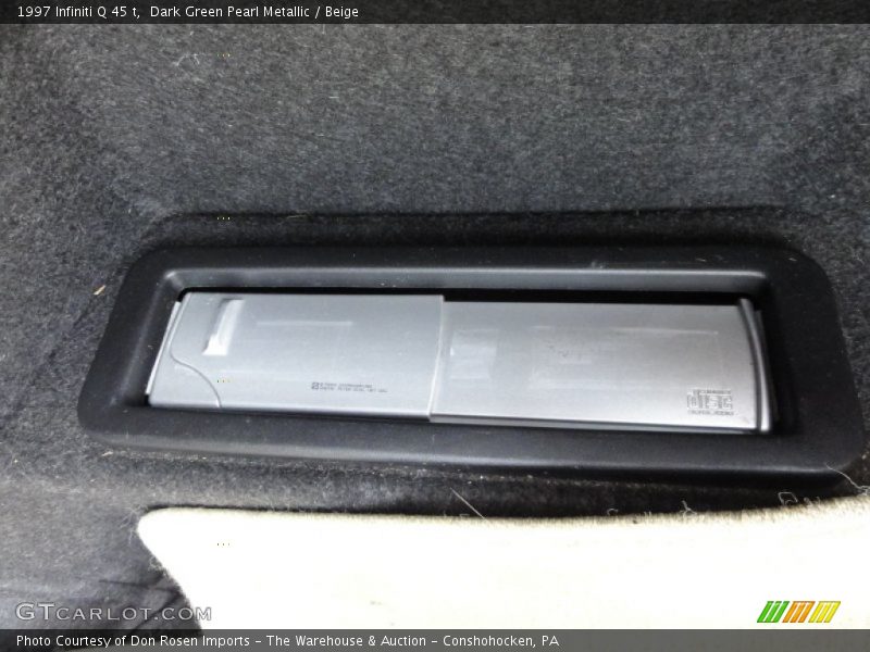 Dark Green Pearl Metallic / Beige 1997 Infiniti Q 45 t