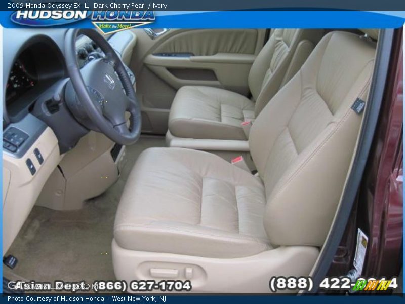 Dark Cherry Pearl / Ivory 2009 Honda Odyssey EX-L