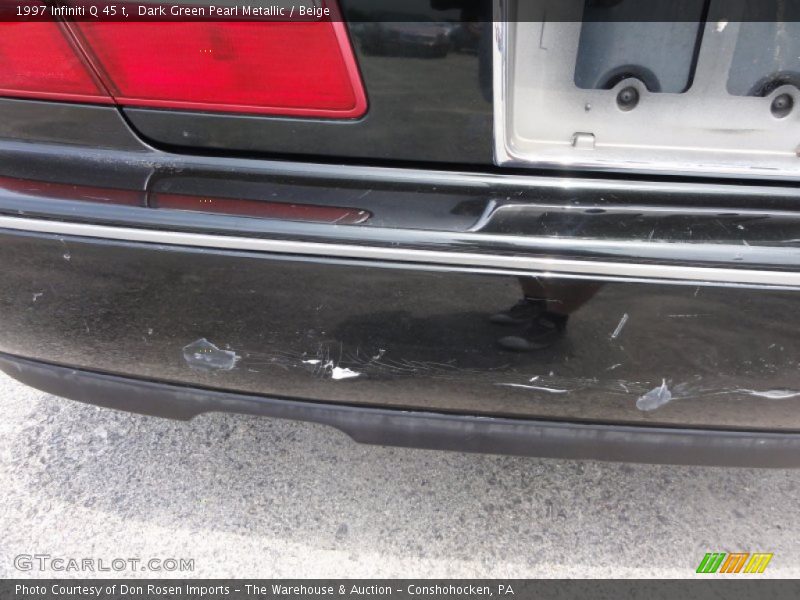 Dark Green Pearl Metallic / Beige 1997 Infiniti Q 45 t