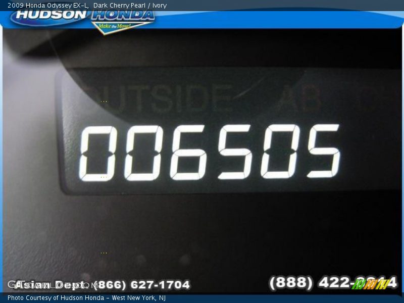 Dark Cherry Pearl / Ivory 2009 Honda Odyssey EX-L