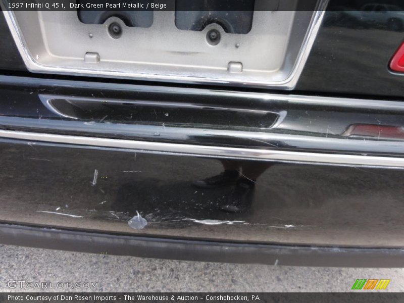 Dark Green Pearl Metallic / Beige 1997 Infiniti Q 45 t