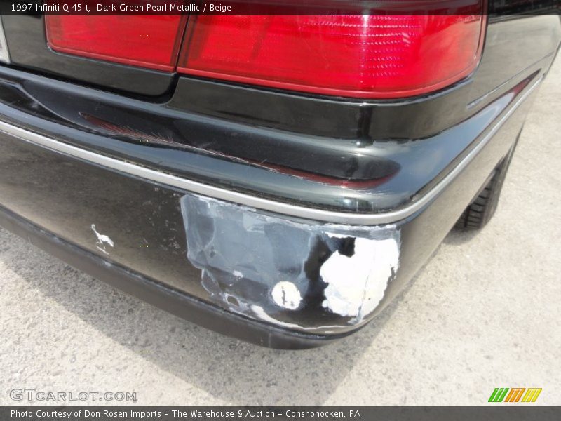 Dark Green Pearl Metallic / Beige 1997 Infiniti Q 45 t