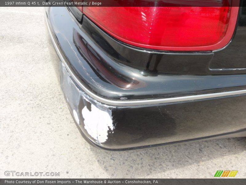 Dark Green Pearl Metallic / Beige 1997 Infiniti Q 45 t