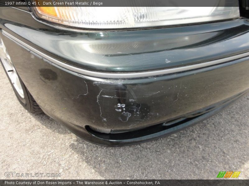 Dark Green Pearl Metallic / Beige 1997 Infiniti Q 45 t