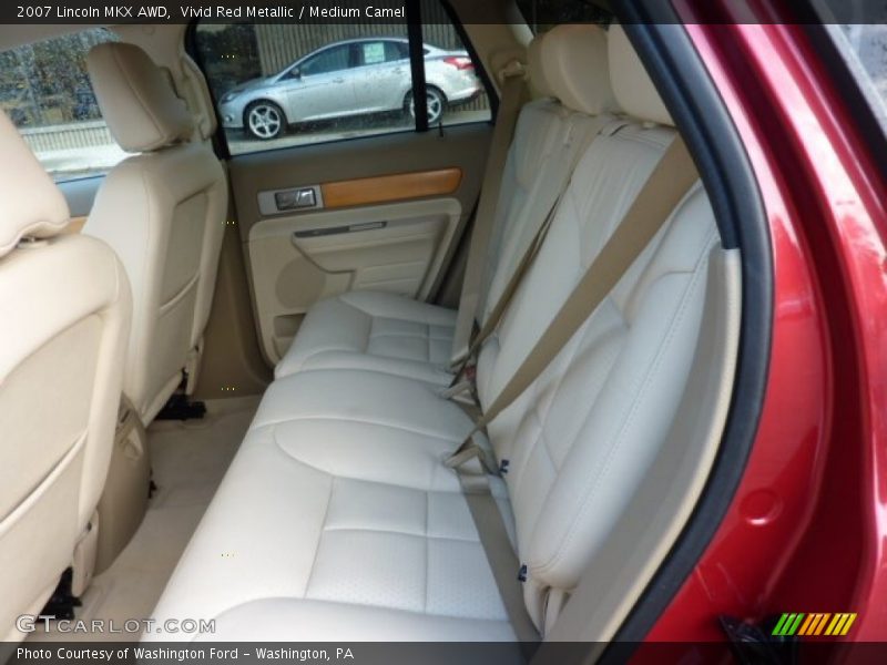 Vivid Red Metallic / Medium Camel 2007 Lincoln MKX AWD