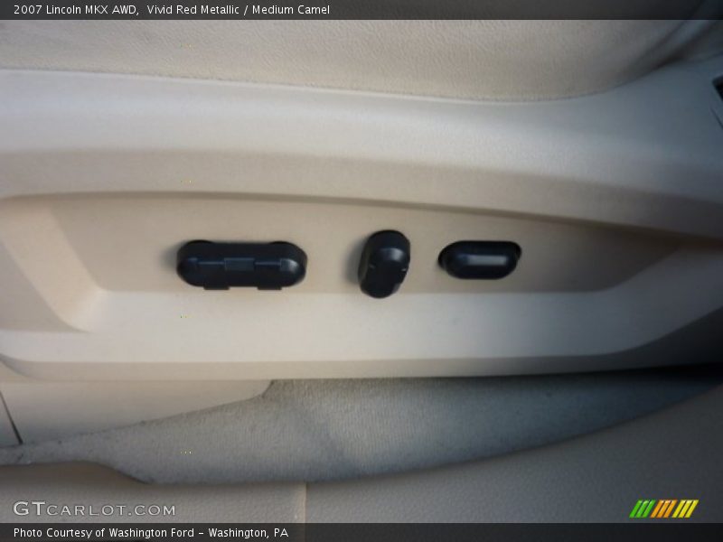 Vivid Red Metallic / Medium Camel 2007 Lincoln MKX AWD