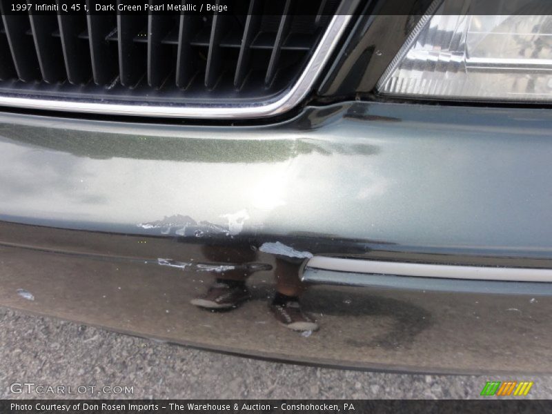 Dark Green Pearl Metallic / Beige 1997 Infiniti Q 45 t
