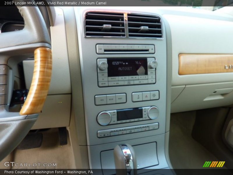 Vivid Red Metallic / Medium Camel 2007 Lincoln MKX AWD