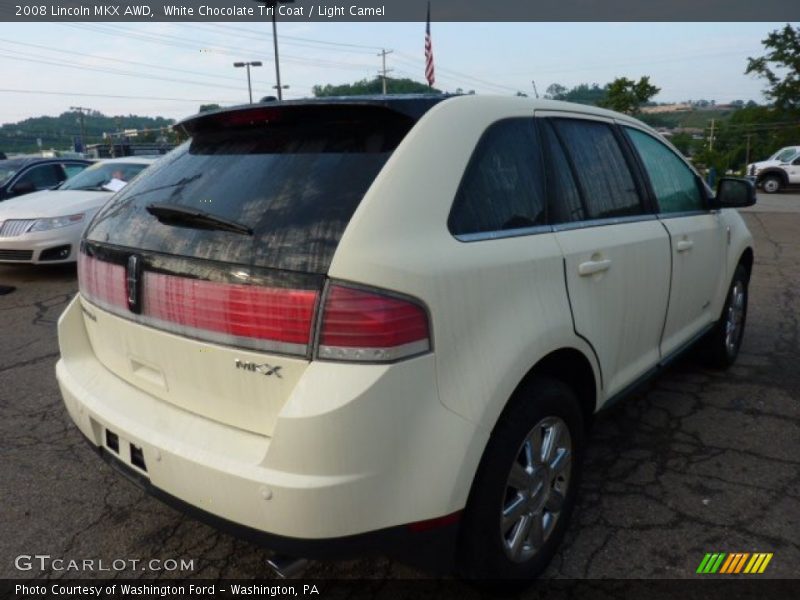 White Chocolate Tri Coat / Light Camel 2008 Lincoln MKX AWD