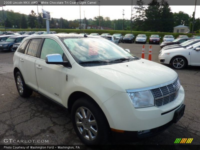 White Chocolate Tri Coat / Light Camel 2008 Lincoln MKX AWD