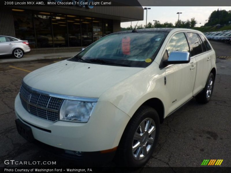 White Chocolate Tri Coat / Light Camel 2008 Lincoln MKX AWD