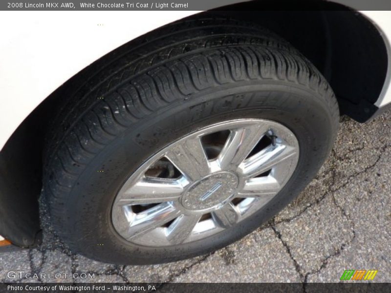 White Chocolate Tri Coat / Light Camel 2008 Lincoln MKX AWD