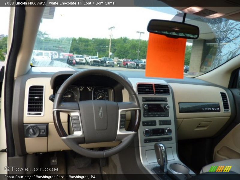 White Chocolate Tri Coat / Light Camel 2008 Lincoln MKX AWD