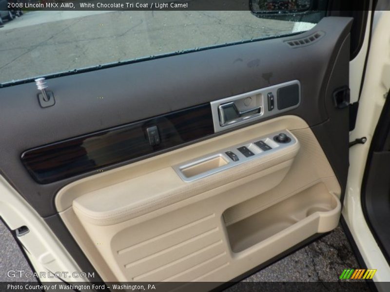 White Chocolate Tri Coat / Light Camel 2008 Lincoln MKX AWD