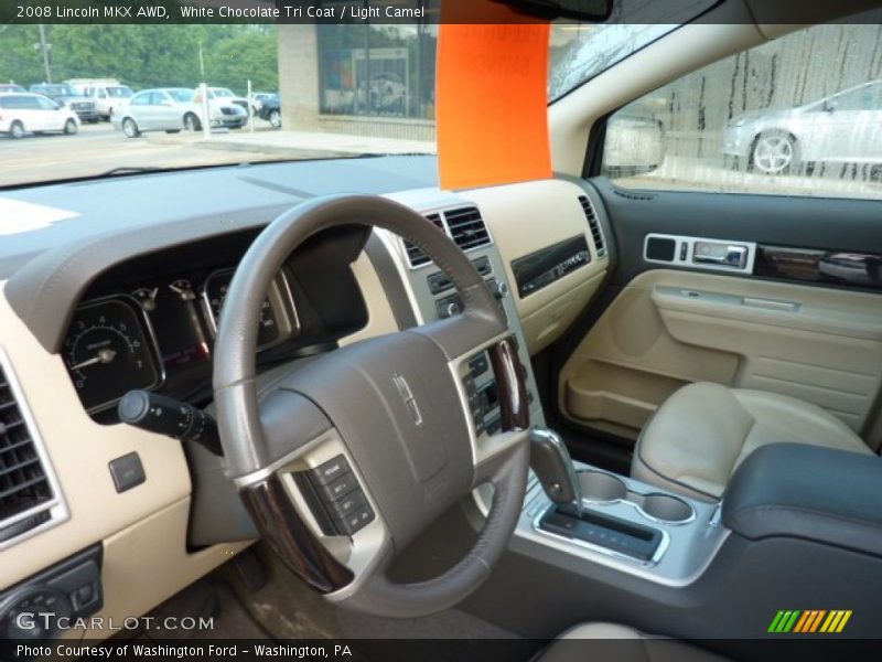 White Chocolate Tri Coat / Light Camel 2008 Lincoln MKX AWD