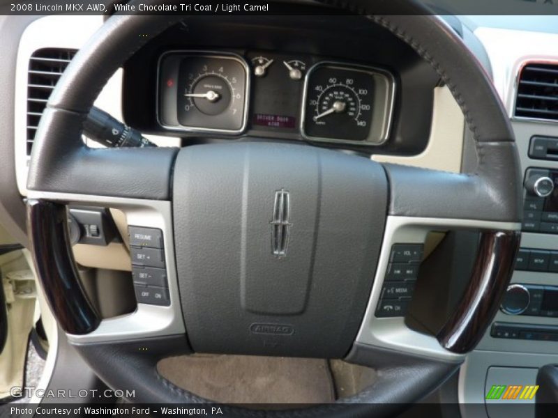 White Chocolate Tri Coat / Light Camel 2008 Lincoln MKX AWD