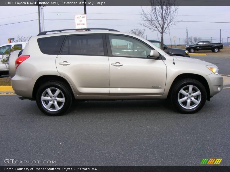 Savannah Metallic / Taupe 2007 Toyota RAV4 Limited 4WD