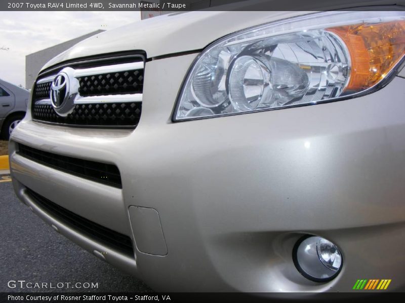 Savannah Metallic / Taupe 2007 Toyota RAV4 Limited 4WD